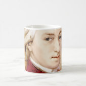 Wolfgang Amadeus Mozart im Aquarell Stil Koffiemok (Center)
