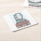 Wolfgang Amadeus Mozart Kartonnen Onderzetters (Schuin)