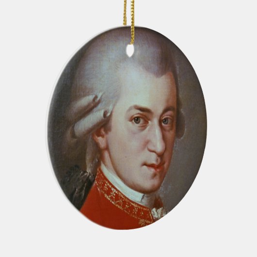 Wolfgang Amadeus Mozart Keramisch Ornament (Rechts)