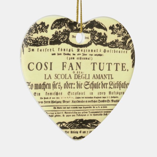 Wolfgang Amadeus Mozart Keramisch Ornament (Rechts)