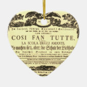 Wolfgang Amadeus Mozart Keramisch Ornament (Voorkant)