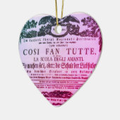 Wolfgang Amadeus Mozart Keramisch Ornament (Links)