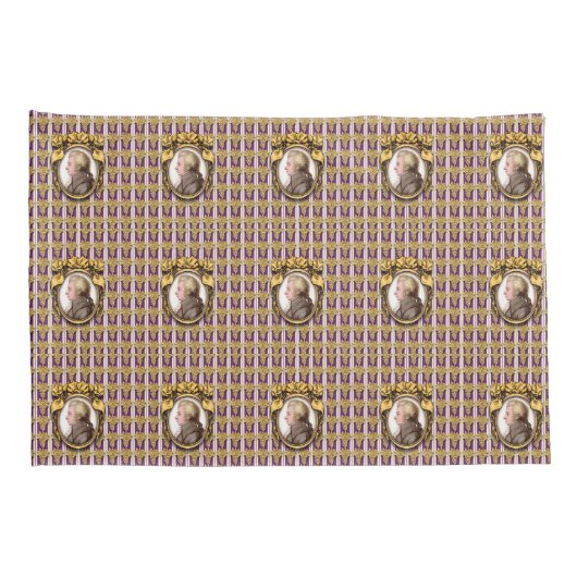 Wolfgang Amadeus Mozart Kussensloop (Achterkant-Rechts)