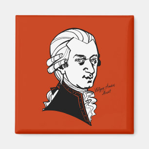 Wolfgang Amadeus Mozart Magneet