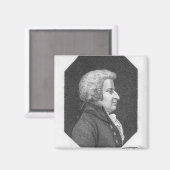 Wolfgang Amadeus Mozart Magneet (Voorkant / Achterkant)