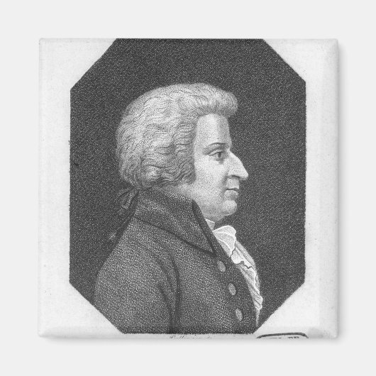 Wolfgang Amadeus Mozart Magneet (Voorkant)