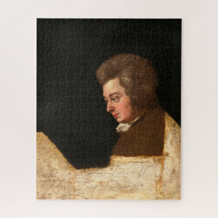 Wolfgang Amadeus Mozart, onvoltooid portret, 1789 Legpuzzel