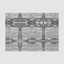 ♥ Wolfgang Amadeus Mozart Oper Cosi fan tutte Tissuepapier