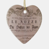 Wolfgang Amadeus Mozart Oper Le nozze di Figaro Keramisch Ornament (Rechts)