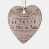 Wolfgang Amadeus Mozart Oper Le nozze di Figaro Keramisch Ornament (Links)