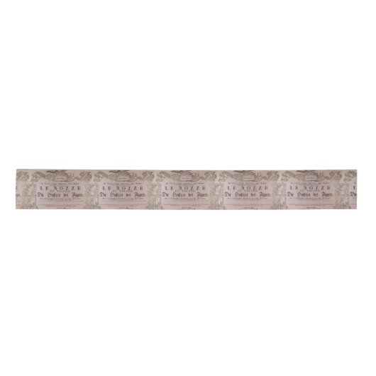 Wolfgang Amadeus Mozart, Oper – Le nozze di Figaro Satijnen Lint (Voorkant)