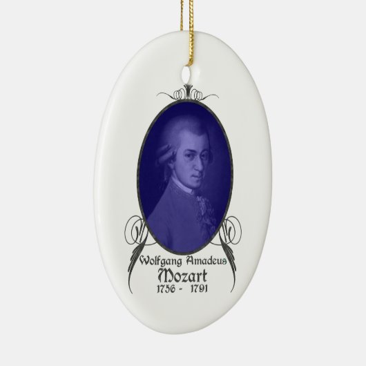 Wolfgang Amadeus Mozart Ornament (Rechts)
