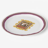 Wolfgang Amadeus Mozart Papieren Bordje (Gekanteld)