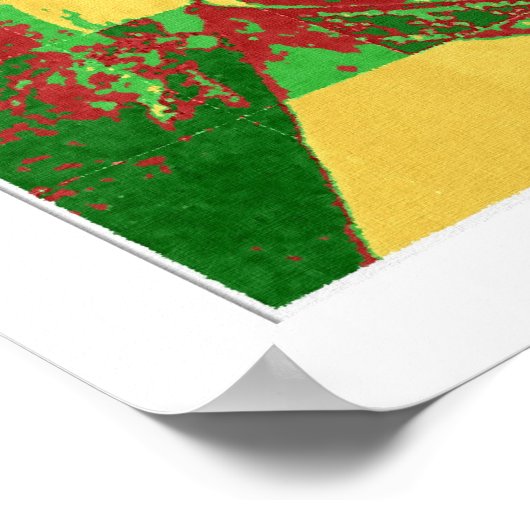 Wolfgang Amadeus Mozart pop Poster (Hoek)