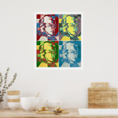Wolfgang Amadeus Mozart pop Poster (Keuken)