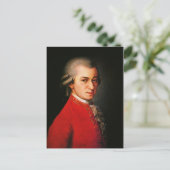 Wolfgang Amadeus Mozart portret Briefkaart (Staand voorkant)