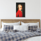 Wolfgang Amadeus Mozart portret Canvas Afdruk (Insitu (Slaapkamer))