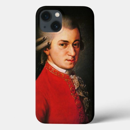 Wolfgang Amadeus Mozart portret Case-Mate iPhone Case (Achterkant)