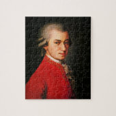 Wolfgang Amadeus Mozart portret Legpuzzel (Verticaal)