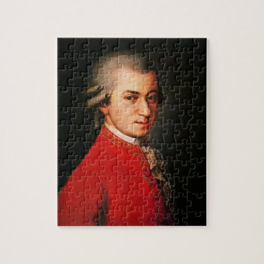 Wolfgang Amadeus Mozart portret Legpuzzel (Verticaal)