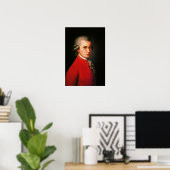 Wolfgang Amadeus Mozart portret Poster (Thuiskantoor)