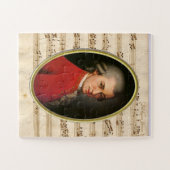 Wolfgang Amadeus Mozart Portret Puzzle Legpuzzel (Horizontaal)