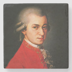 Wolfgang Amadeus Mozart portret Stenen Onderzetter