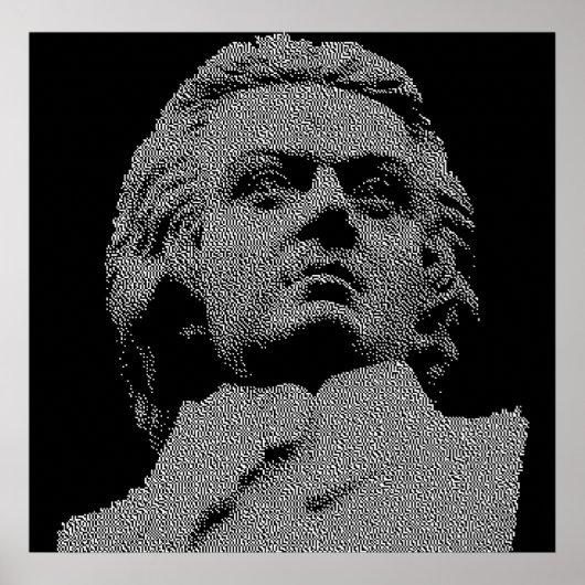 Wolfgang Amadeus Mozart Poster (Voorkant)