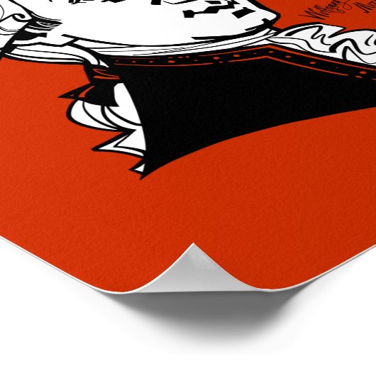 Wolfgang Amadeus Mozart Poster (Hoek)