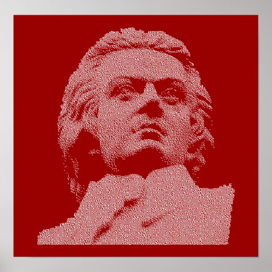 Wolfgang Amadeus Mozart Poster (Voorkant)