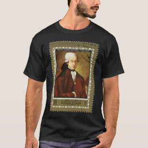 Wolfgang Amadeus Mozart  Postzegel T-shirt