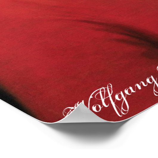 Wolfgang Amadeus Mozart print (Hoek)