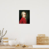Wolfgang Amadeus Mozart print (Keuken)