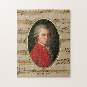 Wolfgang Amadeus Mozart Puzzle Legpuzzel