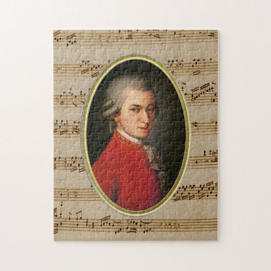 Wolfgang Amadeus Mozart Puzzle Legpuzzel (Verticaal)