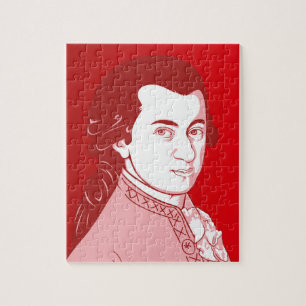 Wolfgang Amadeus Mozart Puzzle Legpuzzel