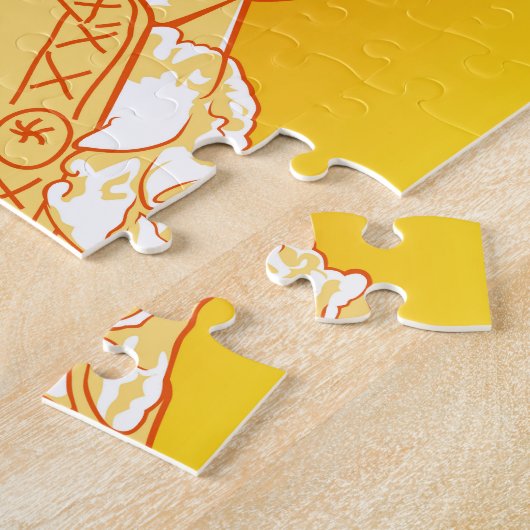 Wolfgang Amadeus Mozart Puzzle Legpuzzel (Zijkant)