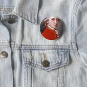 Wolfgang Amadeus Mozart Ronde Button 5,7 Cm (In situ)