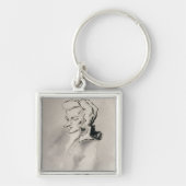Wolfgang Amadeus Mozart Sleutelhanger (Voorkant)