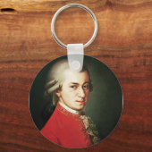 Wolfgang Amadeus Mozart Sleutelhanger (Voorkant)