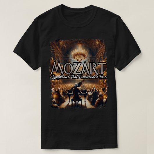  Wolfgang Amadeus Mozart T-shirt (Design voorkant)