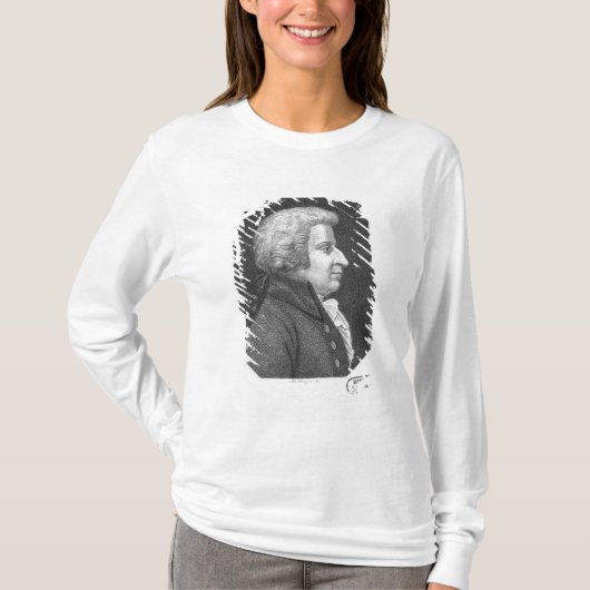 Wolfgang Amadeus Mozart T-shirt (Voorkant)