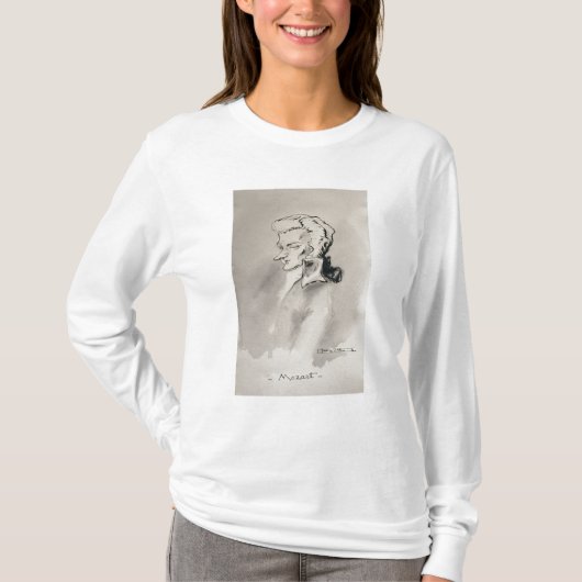 Wolfgang Amadeus Mozart T-shirt (Voorkant)