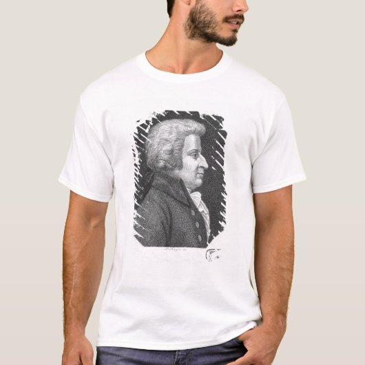 Wolfgang Amadeus Mozart T-shirt (Voorkant)