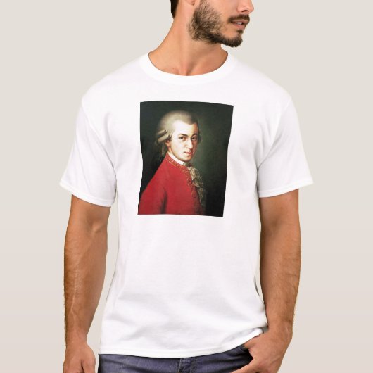 Wolfgang Amadeus Mozart T-shirt (Voorkant)