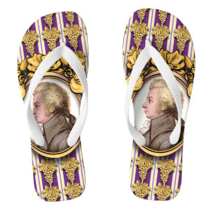 Wolfgang Amadeus Mozart Teenslippers