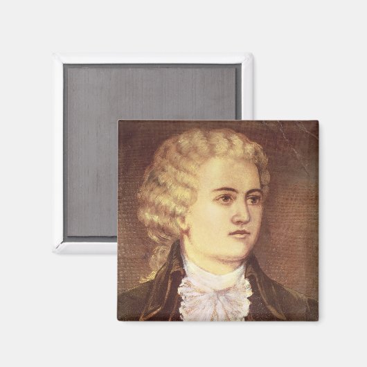 Wolfgang Amadeus Mozart tijdens zijn verblijf Magneet (Voorkant / Achterkant)