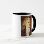 Wolfgang Amadeus Mozart tijdens zijn verblijf Mok (Voorkant rechts)