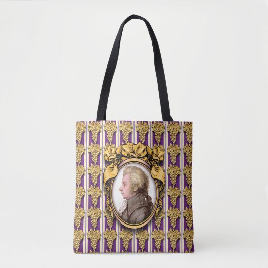 Wolfgang Amadeus Mozart Tote Bag (Voorkant)