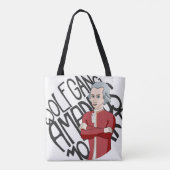 Wolfgang Amadeus Mozart Tote Bag (Achterkant)